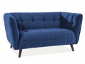 Sofa Castello 2 velvet granatowa