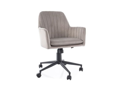 Fotel obrotowy Q-886 VELVET ciemny beż