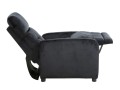 Fotel rozkładany OTUS Velvet czarny