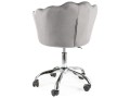 Fotel obrotowy ROSE VELVET szary