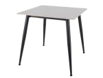 Stół kwadratowy 80X80 RION biały/czarny Signal