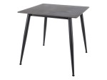 Stół kwadratowy 80X80 RION czarny Signal