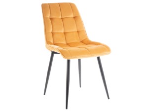 Krzesło CHIC VELVET curry Signal