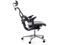 fotel do biura szary, fotel do biurka, krzesło biurowe do biurka ergonomiczne, fotel do gabinetu,