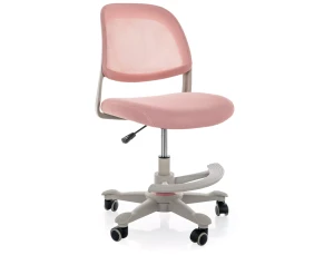 FOTEL OBROTOWY Q-027 RÓŻOWY