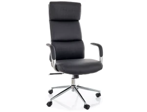 FOTEL OBROTOWY Q-03 CZARNY