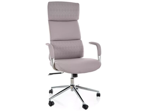 fotel obrotowy Q-03 szary, fotel biurowy szary, fotel obrotowy do home office szary, wygodny fotel do biurka do pracy i nauki, fotel do biurka, ergonomiczny fotel