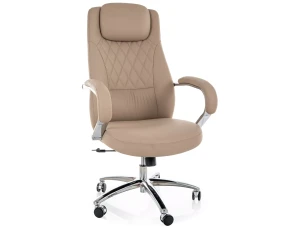 Fotel obrotowy Q-07 beżowy