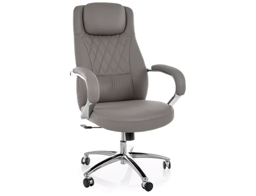 fotel obrotowy Q-07 szary, wygodny fotel biurowy obrotowy, fotel obrotowy szary do biurka ergonomiczny Q-07, fotel biurowy ergonomiczny