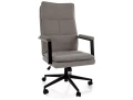 fotel obrotowy szary, wygodny fotel biurowy obrotowy, fotel Noelle, fotel obrotowy szary do biurka ergonomiczny, nowoczesny design, miękkie siedzisko, fotel dla studenta,