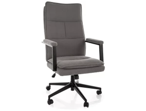 FOTEL OBROTOWY Q-091 SZARY TAP.261