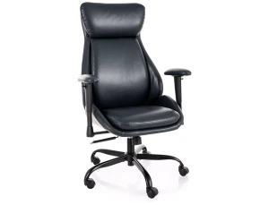 FOTEL OBROTOWY Q-092 CZARNY