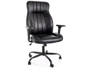 FOTEL OBROTOWY Q-093 CZARNY