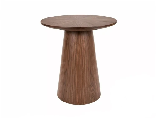 ława ANGEL, ława mała, ława ANGEL orzech FI45x50, stolik kawowy do narożnika, tani stolik kawowy orzechowy do salonu, stolik kawowy do salonu kompaktowy, meble do salonu orzech, funkcjonalne meble do małych mieszkań