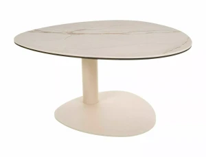 Ława CIAO A CERAMIC 74x74 beż AMAZONIA -  stelaż kaszmir