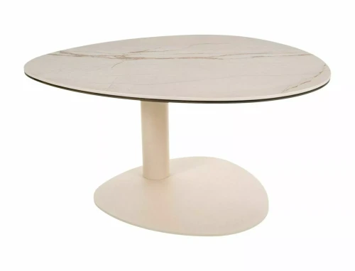 Ława CIAO A CERAMIC 74x74 beżowy AMAZONIA -  stelaż kaszmir