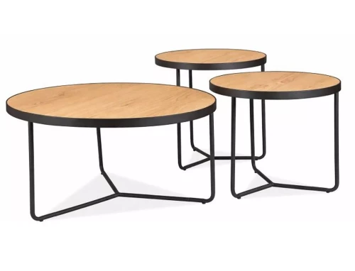 ława dąb czarny, stolik kawowy loft, zestaw stolików, ława industrialna, stolik do salonu, nowoczesna ława, stoliki kawowe zestaw, meble loftowe, ława do salonu dąb, stolik industrialny czarny