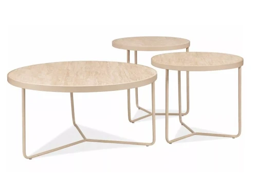 ława travertine, stolik kawowy kaszmir, zestaw stolików kawowych, ława do salonu nowoczesna