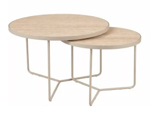 Ława ITALIA travertine/kaszmir (ZESTAW)