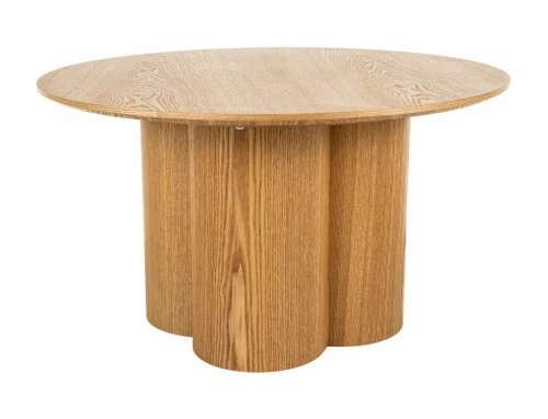 ława dąb, stolik kawowy okrągły 80 cm