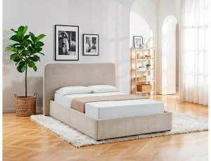 ŁÓŻKO LUMIA RAVEN 160x200 KOLOR BEŻ 24