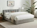 Łóżko tapicerowane 120x200 MONTREAL RAVEN szare