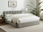 Łóżko tapicerowane 120x200 MONTREAL RAVEN szare