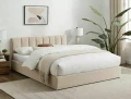Łóżko tapicerowane  140x200 MONTREAL RAVEN beżowe