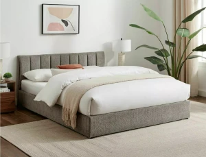 Łóżko tapicerowane 160x200 MONTREAL RAVEN szary