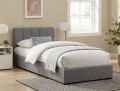 Łóżko tapicerowane 90x200 MONTREAL RAVEN szare