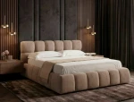 Łóżko tapicerowane 160x200 PARMA RAVEN ciemny beż