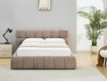 Łóżko tapicerowane 160x200 PARMA RAVEN ciemny beż
