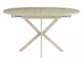 Stół rozkładany 100(135)x100 GASTON CERAMIC Travertine beż - stelaż kaszmir