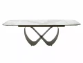 Stół rozkładany 160(240)x95 INFINITY CERAMIC biały Pandoro