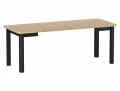 Stół rozkładany 80(200)x80 OSKAR dąb artisan - stelaż czarny