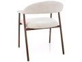 Krzesło tapicerowane LAGOS D RAVEN jasny beż tył