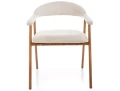 Krzesło tapicerowane LAGOS D RAVEN beżowe