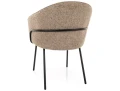 Krzesło tapicerowane NAO NOELLE ciemny beż tył