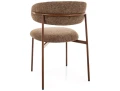 Krzesło tapicerowane ELTON D NOELLE cappuccino tył