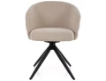 Krzesło tapicerowane obrotowe 180° ORES