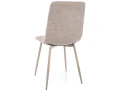 Krzesło tapicerowane JERRY BREGO jasny beż - stelaż kaszmir tył