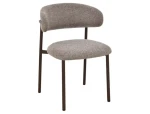 Krzesło tapicerowane  ELTON II cappuccino - stelaż orzech