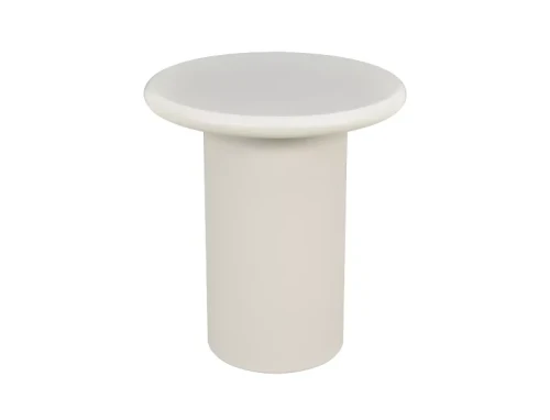 ława TIP beż FI45, stolik kawowy beżowy, stolik okrągły minimalistyczny, stolik pomocniczy beż