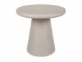 ława AURORA, stolik kawowy jasny szary, stolik okrągły 45 cm
