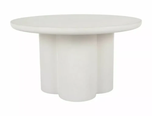 ława ecru, stolik kawowy okrągły, ława do salonu 80 cm