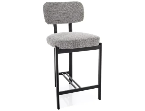 Nowoczesny Hoker MISAKI H-2 szary - stelaż czarny