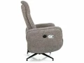 Fotel rozkładany elektrycznie obrotowy 360° NESTOR RAVEN szary