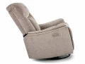 FOTEL BUJANY rozkładany obrotowy port usb 360° ODYS RAVEN ciemny beż