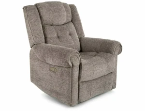 Fotel rozkładany elektrycznie port usb PARYS RAVEN szary