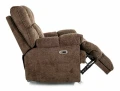 Fotel bujany rozkładany elektrycznie port usb HOMER RAVEN cappuccino